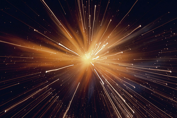 Artist's impression of the Big Bang