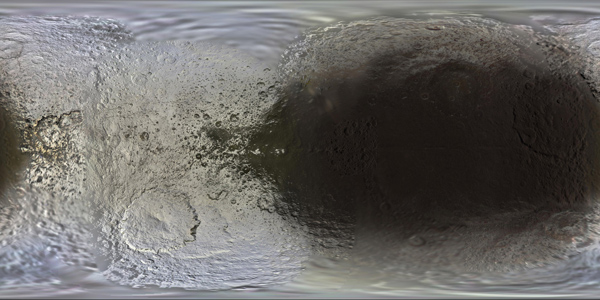 Color Map of Iapetus