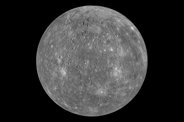 Composite image of Mercury by MESSENGER