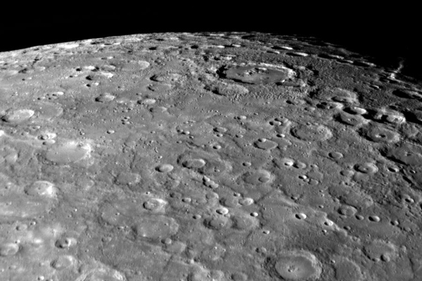 South Pole of Mercury