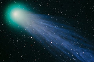 Comet Hyakutake time lapse sequence