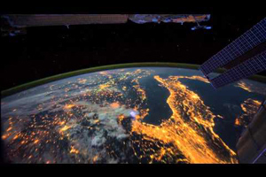 Timelapse footage of the Earth as seen from the ISS
