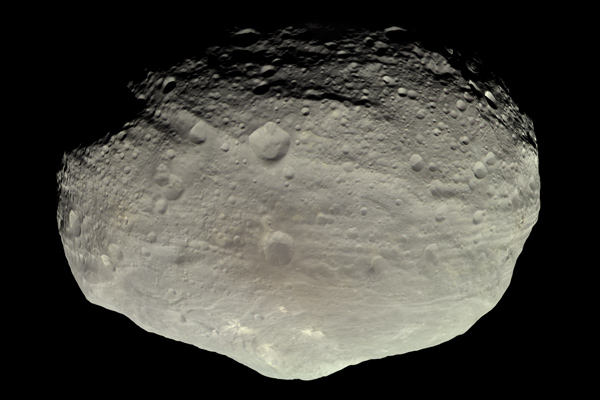 Imagen en color de Vesta tomada por Dawn