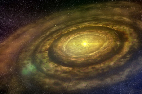 Formation of Planets in a Protoplanetary Disk