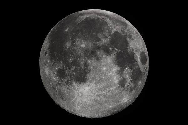 Full Moon as seen from Earth's northern hemisphere