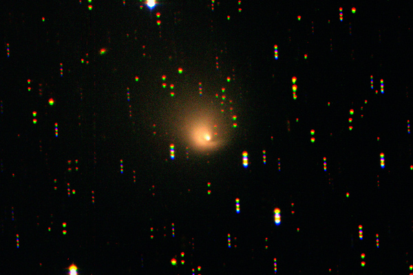 Hale-Bopp at a distance of 2 billion km from the Sun