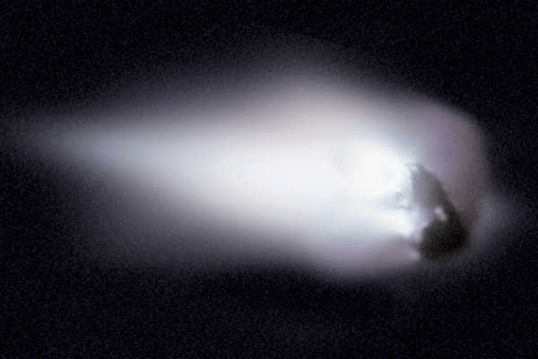 Image of Halley's Comet, taken by Giotto Spacecraft