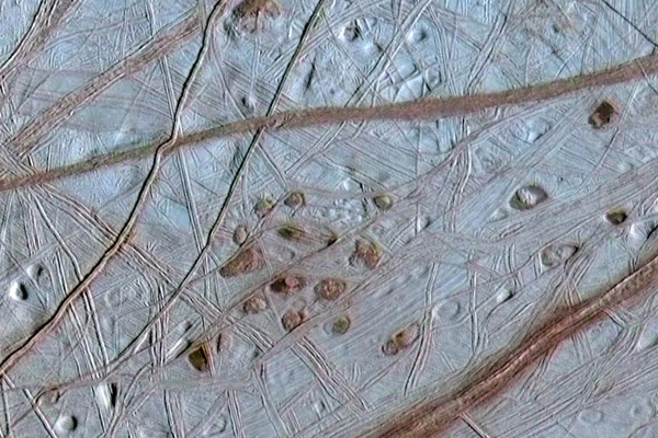 Ruddy "Freckles" on Europa