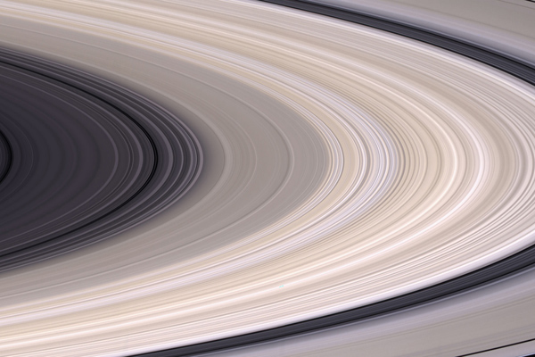 Saturn's Rings in natural colour
