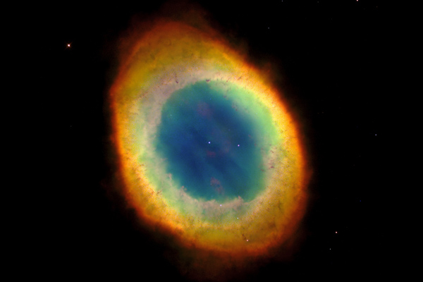 The Ring nebula, a nebula similar to what the Sun will become